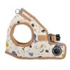 Puppia Spring And Summer Fashion Step-in Vest Dog Harness, Beige_Minmi, Extra Large