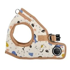 Puppia Spring And Summer Fashion Step-in Vest Dog Harness, Beige_Minmi, Extra Large