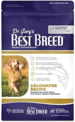 Best Breed Dr. Gary's Coldwater Recipe Slow-Cooked In USA, Natural Dry Dog Food For All Breeds And Sizes, 13lbs. -Zoomie Shop 41dVnBNLNL. AC