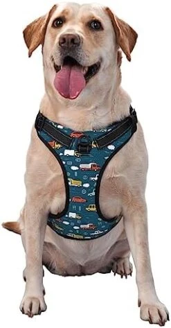 Cartoon Vegetable Food No Pull Dog Harness For Large Dogs No Pull Dog Leash, Adjustable Large Dog Harness Reflective Dog Vest Harness, Easy Walk Dog Harness For Medium Dogs No Pull Pet Harness -Zoomie Shop 41da5jYD7YL. AC 1