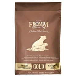 Fromm Weight Management Gold Premium Dry Dog Food - Weight Management Dog Food For Medium & Small Breeds - Turkey Recipe - 30 Lb