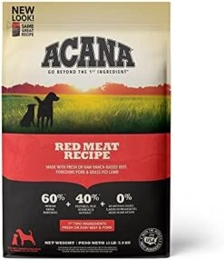 ACANA Grain Free Dry Dog Food, Red Meat Recipe, 25lb -Zoomie Shop 41ecO9tqhuL. AC
