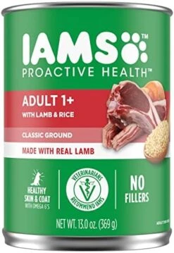 IAMS PROACTIVE HEALTH Adult Wet Dog Food Classic Ground With Lamb And Whole Grain Rice, Of 13 Oz.(Pack Of 12) 16 IAMS PROACTIVE HEALTH Adult Wet Dog Food Classic Ground With Lamb And Whole Grain Rice, Of 13 Oz.(Pack Of 12) -Zoomie Shop 41ehkwGFGuL. AC
