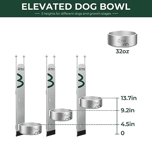 FXW Anti-tip Feeding Station With 32oz Dog Bowl, Use With Dog Playpen, Fits 24'' Height Of Fence│Patent Pending 5 FXW Anti-tip Feeding Station With 32oz Dog Bowl, Use With Dog Playpen, Fits 24'' Height Of Fence│Patent Pending - Image 5