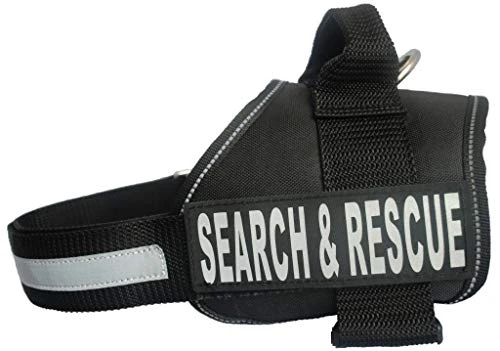 Search & Rescue Harness Vest Cool Comfort Nylon For Dogs Small Medium Large Girth Purchase Comes With 2 Reflective Search & Rescue Removable Patches. Please Measure Your Dog Before Ordering. 1 Search & Rescue Harness Vest Cool Comfort Nylon For Dogs Small Medium Large Girth Purchase Comes With 2 Reflective Search & Rescue Removable Patches. Please Measure Your Dog Before Ordering.