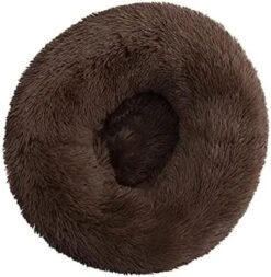 UNOVAP Pet Mat Donut Furry Pet Bed Round Mat Small Medium-Sized Animals Sleep With The Mat (Color : Apricot, Size : S 40CM) -Zoomie Shop 41fYYCi0 ML. AC