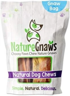 Nature Gnaws Variety Pack Of Dog Chews And Bully Sticks - Long Lasting Gnaw Treats Bag For Puppies And Active Dogs - Natural And Rawhide Free Bones -Zoomie Shop 41fghMBb37L. AC