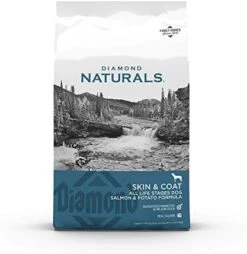 DIAMOND NATURALS Skin & Coat Real Meat Recipe Dry Dog Food With Wild Caught Salmon 15lb (9422_15_DND) 9 DIAMOND NATURALS Skin & Coat Real Meat Recipe Dry Dog Food With Wild Caught Salmon 15lb (9422_15_DND) -Zoomie Shop 41g Be9jyUL. AC 1