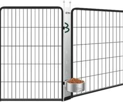 FXW Anti-tip Feeding Station With 32oz Dog Bowl, Use With Dog Playpen, Fits 24'' Height Of Fence│Patent Pending 17 FXW Anti-tip Feeding Station With 32oz Dog Bowl, Use With Dog Playpen, Fits 24'' Height Of Fence│Patent Pending -Zoomie Shop 41gL19RiRrL. AC