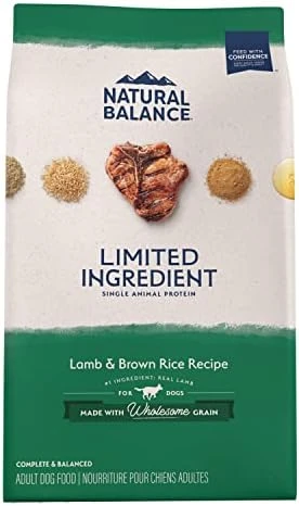 Natural Balance Limited Ingredient Adult Dry Dog Food With Healthy Grains, Lamb & Brown Rice Recipe, 12 Pound (Pack Of 1) 8 Natural Balance Limited Ingredient Adult Dry Dog Food With Healthy Grains, Lamb & Brown Rice Recipe, 12 Pound (Pack Of 1) - Image 8