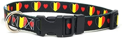 Dog Collar | I Love Belgium | Hearts | Great For National Holidays, Special Events, Festivals, Parades | Made In USA | XSmall Small Medium Large XLarge 10 Dog Collar | I Love Belgium | Hearts | Great For National Holidays, Special Events, Festivals, Parades | Made In USA | XSmall Small Medium Large XLarge - Image 10