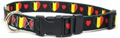 Dog Collar | I Love Belgium | Hearts | Great For National Holidays, Special Events, Festivals, Parades | Made In USA | XSmall Small Medium Large XLarge 25 Dog Collar | I Love Belgium | Hearts | Great For National Holidays, Special Events, Festivals, Parades | Made In USA | XSmall Small Medium Large XLarge -Zoomie Shop 41hPHQjw6L. AC 3