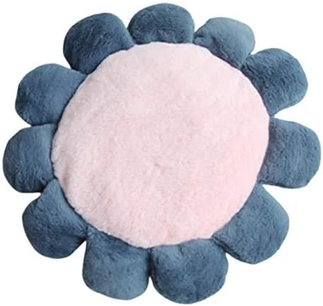 SONGBIRDTH Puppy Cat Round Flower Shape Cushion Plush Floor Mat Dog Carpet Pad Pet Supplies,Breathable Cotton Blend,Removable Easy To Clean Pink M 9 SONGBIRDTH Puppy Cat Round Flower Shape Cushion Plush Floor Mat Dog Carpet Pad Pet Supplies,Breathable Cotton Blend,Removable Easy To Clean Pink M - Image 9