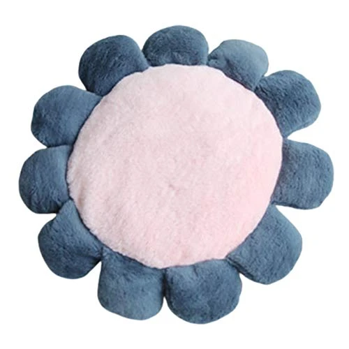 SONGBIRDTH Puppy Cat Round Flower Shape Cushion Plush Floor Mat Dog Carpet Pad Pet Supplies,Breathable Cotton Blend,Removable Easy To Clean Pink M 1 SONGBIRDTH Puppy Cat Round Flower Shape Cushion Plush Floor Mat Dog Carpet Pad Pet Supplies,Breathable Cotton Blend,Removable Easy To Clean Pink M