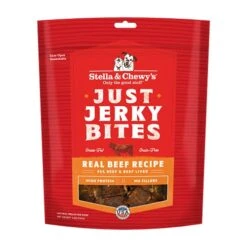 Stella & Chewy's Just Jerky Bites Real Beef Recipe Dog Treats, 6 Oz. Bag
