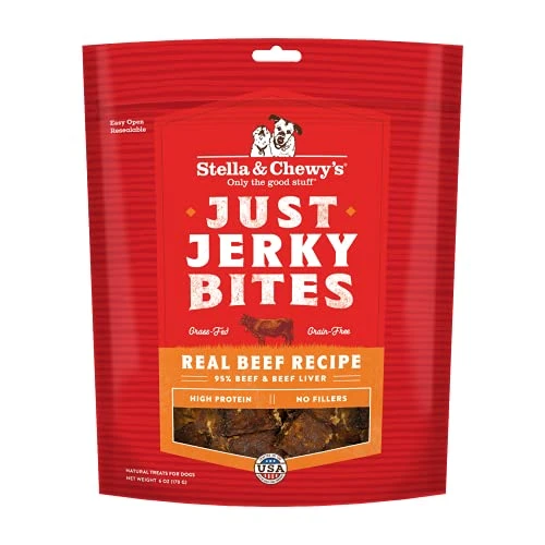 Stella & Chewy's Just Jerky Bites Real Beef Recipe Dog Treats, 6 Oz. Bag 1 Stella & Chewy's Just Jerky Bites Real Beef Recipe Dog Treats, 6 Oz. Bag