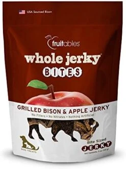 Fruitables Dog Treats – Whole Jerky Bites – Grilled Bison Dog Treats – Healthy Dog Treats – 5 Ounces 13 Fruitables Dog Treats – Whole Jerky Bites – Grilled Bison Dog Treats – Healthy Dog Treats – 5 Ounces -Zoomie Shop 41iJO0rEqyL. AC
