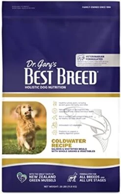 Best Breed Dr. Gary's Coldwater Recipe Slow-Cooked In USA, Natural Dry Dog Food For All Breeds And Sizes, 13lbs. -Zoomie Shop 41iLS5jQvxL. AC