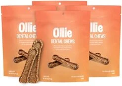 Ollie Dental Chews For Dogs Large- Dog Breath Treats - Dog Teeth Cleaning Treat - Dental Sticks For Dogs - Fresh Breath For Dogs - Dog Dental Chews - Dog Dental Care - 12 Oz. -Zoomie Shop 41iPRTg7Z2L. AC