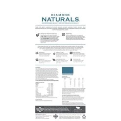 DIAMOND NATURALS Skin & Coat Real Meat Recipe Dry Dog Food With Wild Caught Salmon 15lb (9422_15_DND)