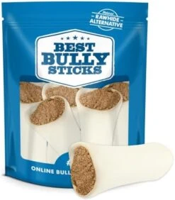 Best Bully Sticks 5 To 6 Inch Variety Pack Stuffed Shin Bones - USA Baked & Packed Shin Bones For Dogs - Highly Digestible Fillings, Long Lasting And Refillable - 3 Pack -Zoomie Shop 41iVp4FaQL. AC