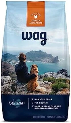 Amazon Brand - Wag Dry Dog Food Chicken & Lentil Recipe (24 Lb. Bag) 25 Amazon Brand - Wag Dry Dog Food Chicken & Lentil Recipe (24 Lb. Bag) -Zoomie Shop 41ihylDCyZL. AC
