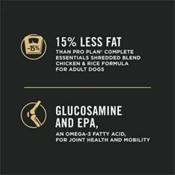 Purina Pro Plan Large Breed Weight Management Dog Food, Chicken & Rice Formula - 34 Lb. Bag -Zoomie Shop 41ijyflNehL