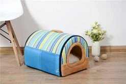 SENERY Winter Pet House Kennel Nest With Mat Foldable Bed For Small Medium Dogs Puppy Sleeping Bag