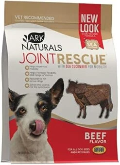 Ark Naturals Joint Rescue Dog Chew, Beef Flavor, Joint Supplement With Glucosamine & Chondroitin, 1 Pack -Zoomie Shop 41jSmgye94L. AC