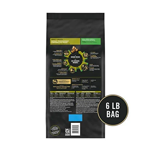 Purina Pro Plan Small Breed Weight Management Dog Food, Shredded Blend Chicken & Rice Formula - 6 Lb. Bag 6 Purina Pro Plan Small Breed Weight Management Dog Food, Shredded Blend Chicken & Rice Formula - 6 Lb. Bag - Image 6