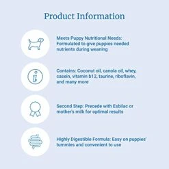 PetAg Esbilac 2nd Step Puppy Weaning Food - With Natural Milk Protein, Vitamins, And Minerals For 4-8 Week-Old Puppies - 14 Oz Powdered Mix -Zoomie Shop 41k4sqvLEZL