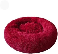 YangYan 40-100cm Soft Dog Bed Washable Long Plush Dog Kennel Dog House Velvet Mats Sofa For Dog Chihuahua Dog Basket Pet Bed (Color : E, Size : Diameter 60cm) -Zoomie Shop 41kL6ptBtbL. AC