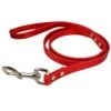 Kuntrona PU Leather Dog Pet Leash Dog Lead 9 Colors 48" Long Red M