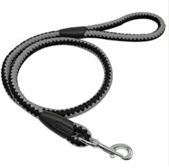 Kuntrona Rolled Dog Leash Pet Training Walking Leads Braided Dogs Rope 5/8" Diameter For Medium Large Dogs 48" Length Red M -Zoomie Shop 41kkqKtzq5L. AC