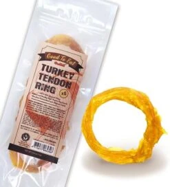 Gootoe Turkey Tendon Dog Treats – 100% USA-Sourced, Natural Snack, Premium Training Chews, Hypoallergenic, Reseal Value Bags, Sizes For Small Medium & Large Dogs, Ring (Medium) 3 Unit/Pack -Zoomie Shop 41l1GP9B8tL. AC