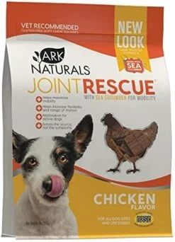 Ark Naturals Joint Rescue Dog Chew, Beef Flavor, Joint Supplement With Glucosamine & Chondroitin, 1 Pack -Zoomie Shop 41l5pD7693L. AC