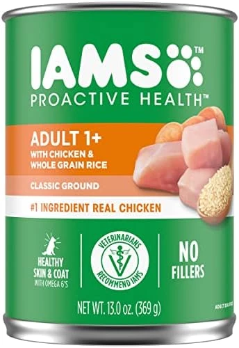 IAMS PROACTIVE HEALTH Adult Wet Dog Food Classic Ground With Lamb And Whole Grain Rice, Of 13 Oz.(Pack Of 12) 10 IAMS PROACTIVE HEALTH Adult Wet Dog Food Classic Ground With Lamb And Whole Grain Rice, Of 13 Oz.(Pack Of 12) - Image 10
