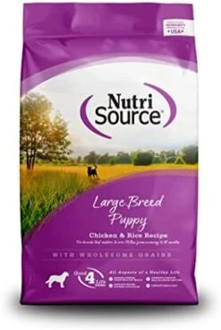 NutriSource Dry Puppy Food For Large Breeds, Chicken And Rice, 26LB -Zoomie Shop 41lWMSKJF3L. AC 2