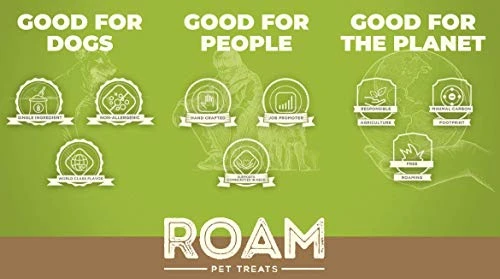 Roam Pet Treats Large Roo Chopper – Outback Kangaroo Femur Bone Dog Chew, Single Ingredient, All Natural, Grain-Free, & Gluten-Free 4 Roam Pet Treats Large Roo Chopper – Outback Kangaroo Femur Bone Dog Chew, Single Ingredient, All Natural, Grain-Free, & Gluten-Free - Image 4