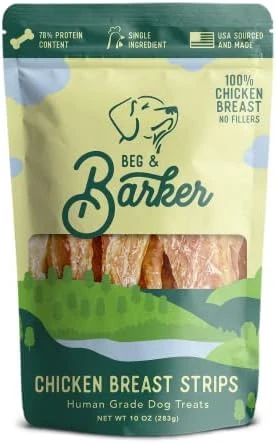 Beg & Barker Chicken Jerky For Dogs (10 Oz, Pack Of 1) - Dog Training Treats - Natural Dog Treats Made In The USA - Grain Free, Diabetic-Friendly, High Protein, Sugar-Free (Chicken Dog Jerky) 6 Beg & Barker Chicken Jerky For Dogs (10 Oz, Pack Of 1) - Dog Training Treats - Natural Dog Treats Made In The USA - Grain Free, Diabetic-Friendly, High Protein, Sugar-Free (Chicken Dog Jerky) - Image 6