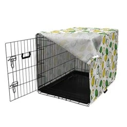 Ambesonne Fruit Dog Crate Cover, Fresh Pear Slices Leaves Juicy Organic Food Eat Summer Garden Pattern, Easy To Use Pet Kennel Cover For Small Dogs Puppies Kittens, 22 Inch, Green Earth Yellow White 17 Ambesonne Fruit Dog Crate Cover, Fresh Pear Slices Leaves Juicy Organic Food Eat Summer Garden Pattern, Easy To Use Pet Kennel Cover For Small Dogs Puppies Kittens, 22 Inch, Green Earth Yellow White -Zoomie Shop 41n5FqVCOIL