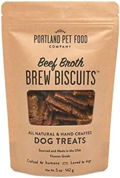 Crafted By Humans Loved By Dogs Portland Pet Food Company Brew Biscuit Dog Treats (3 X 5 Oz Bags Variety Pack) – Mixed Flavors –All Natural, Human-Grade, USA-Sourced And Made -Zoomie Shop 41o8C70bHRL. AC