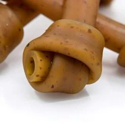 Jungle Calling Rawhide Free Dog Treats, Peanut Butter Bones, 6.5'' Dog Chews For Medium Dogs And Large Dogs (Peanut Butter),4 Count (Pack Of 1) -Zoomie Shop 41onSUQdz3L