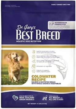 Best Breed Dr. Gary's Coldwater Recipe Slow-Cooked In USA, Natural Dry Dog Food For All Breeds And Sizes, 13lbs. -Zoomie Shop 41opiyKVfL. AC