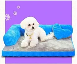 YangYan Large Dog Bed Sofa Dog Cat Pet Cushion For Big Dogs Washable Nest Cat Litter Teddy Puppy Mat Kennel Pet House S M L XL (Color : Pink, Size : 70x55x15cm) -Zoomie Shop 41oqll0OL9L. AC 1