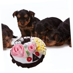 POPETPOP Cake Smell Pad Dogman Toys Dog Treat Dispenser Toy Food Decor Dog Foraging Mat Pet Blanket Cat Bowl Blanket Pet Foraging Mat Pet Accessory Adorable Sniffle Blanket Puppy Decorate -Zoomie Shop 41q0LRxsxFL