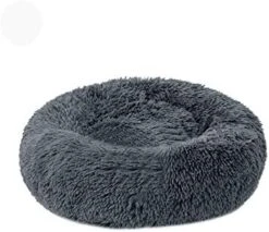 YangYan Super Soft Dog Bed Round Washable Long Plush Dog Kennel Cat House Velvet Mats Sofa For Dog Chihuahua Dog Basket Pet Bed (Color : Rainbow, Size : 70cm) -Zoomie Shop 41q3H cw43L. AC 3