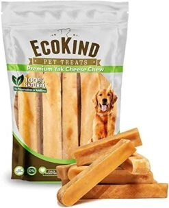 EcoKind Pet Treats Premium Gold Himalayan Yak Cheese Dog Chew, Gluten Free, Lactose Free, All Natural Chews For Small To Large Dogs | Keeps Dogs Busy & Enjoying, Indoors & Outdoor Use, 1 Lb. Bag -Zoomie Shop 41qsonH6B5L. AC