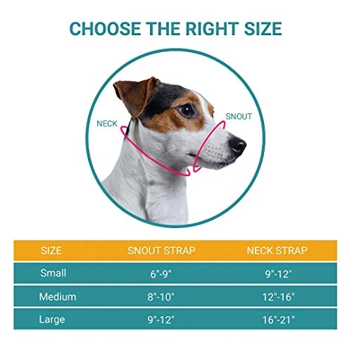 BRONZEDOG Soft Padded Dog Muzzle Adjustable Neoprene Comfort Bitting Chewing Pet Muzzles For Small Medium Large Dogs Puppy (Pink, Small) 3 BRONZEDOG Soft Padded Dog Muzzle Adjustable Neoprene Comfort Bitting Chewing Pet Muzzles For Small Medium Large Dogs Puppy (Pink, Small) - Image 3