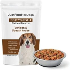 JustFoodForDogs DIY Human Quality Dog Food, Nutrient Blend Base Mix For Dogs - Chicken And White Rice Recipe (7.93oz) -Packaging May Vary -Zoomie Shop 41rMDMjLg7L. AC